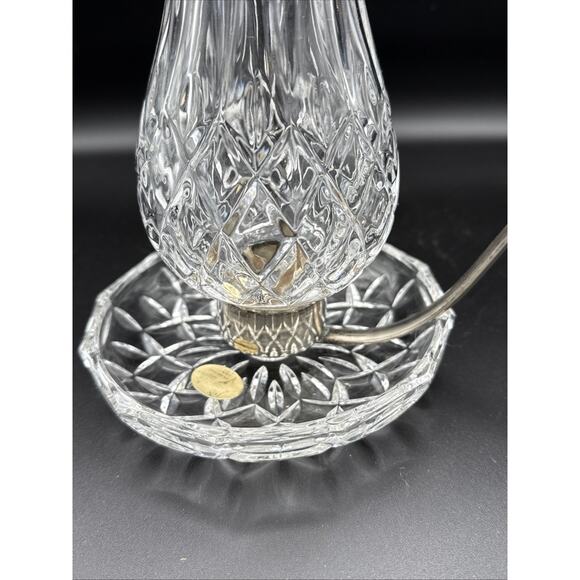 TRIUMPH LEAD CRYSTAL CANDLE LAMP MADE IN GERMANY Stunning! EUC - Picture 2 of 12